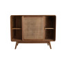 CABINET L120XH90XP45 IN TEAK E RATTAN