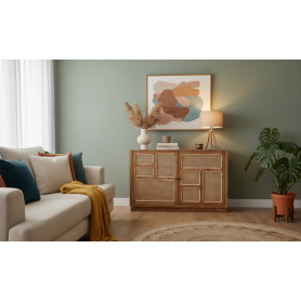 CREDENZA RATTAN 2 ANTE L120XH85XP40