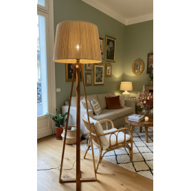 PIANTANA IN TEAK H150