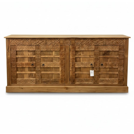 BUFFET IN TEAK ANTICO 4 ANTE L180XH80XP4