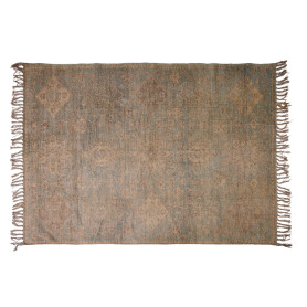 KESRA- TAPPETO 160X240 AZZURRO E BEIGE