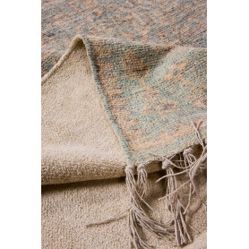 KESRA- TAPPETO 160X240 AZZURRO E BEIGE