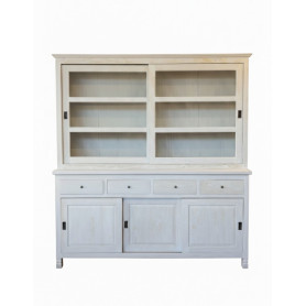 VETRINA 4 CASSETTI E 5 ANTE SCORREVOLI