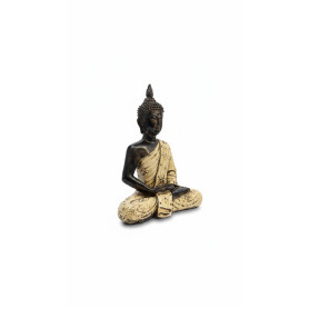 BUDDHA THAI SEDUTO BIANCO H28CM