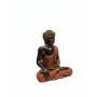 BUDDHA INDONESIANO ARANCIO H40CM