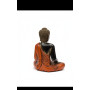 BUDDHA INDONESIANO ARANCIO H40CM