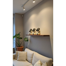 BUDDHA CINESE NON SENTO BIANCO H30CM