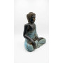 BUDDHA INDONESIANO BLU H40CM