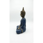 BUDDHA THAI SEDUTO BLU H28CM
