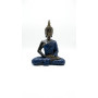 BUDDHA THAI SEDUTO BLU H28CM