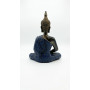 BUDDHA THAI SEDUTO BLU H28CM