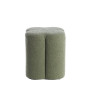 POUF 38X38X45 CM NALANI BOUCLÉ DARK GREE