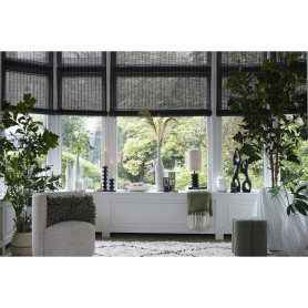 POUF 38X38X45 CM NALANI BOUCLÉ DARK GREE