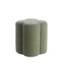 POUF 38X38X45 CM NALANI BOUCLÉ DARK GREE