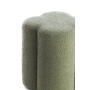 POUF 38X38X45 CM NALANI BOUCLÉ DARK GREE