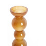 CANDLE STICK ø9,5X34 CM ITINGA GLASS
