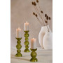 CANDLE STICK ø10X26,5 CM ITINGA GLASS BB
