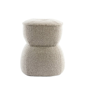 POUF ø40X46 CM LEYLA BEIGE