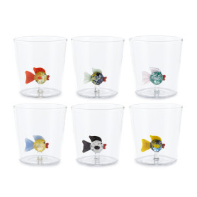 SET 6 BICCH. ML.300 CLOWN FISH TREASURE
