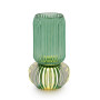 VASO ø11 H.19CM. VERDE C/LUCE LED LUMINE