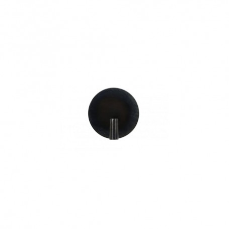 WALL LAMP 25CM DISC BLACK