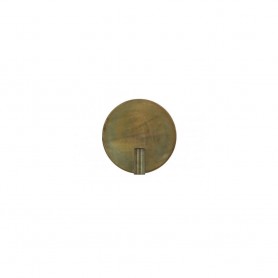 WALL LAMP 30CM DISC GOLD-GREY