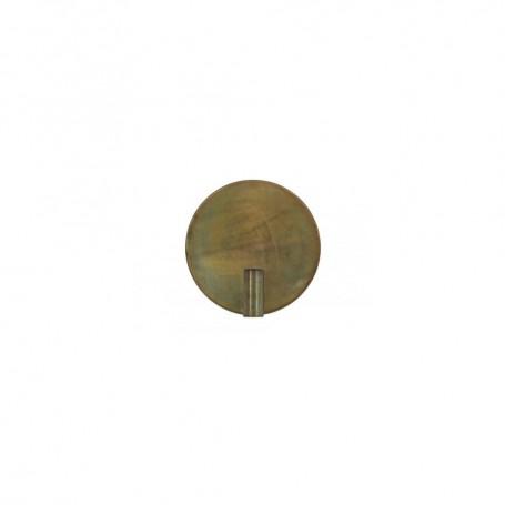 WALL LAMP 30CM DISC GOLD-GREY