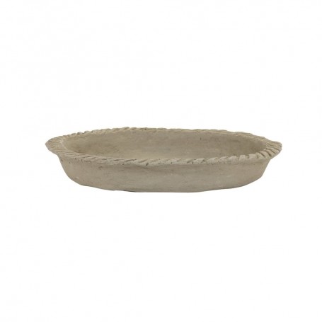 DISH DECO 45X5 CM HERAT GREY