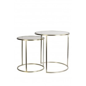 SIDE TABLE S/2 40X45+50X52CM DUARTE