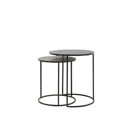 SIDE TABLE S/2 41X46+49X52CM RENGO