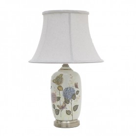 CERAMIC TABLE LUMINAIRE FLOWERS