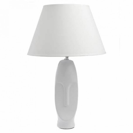 CERAMIC TABLE LUMINAIRE WHITE