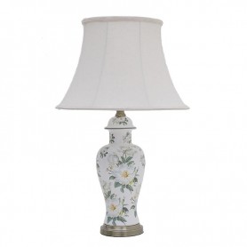 CERAMIC TABLE LUMINAIRE FLOWERS