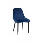 SEDIA VELLUTO BLUE