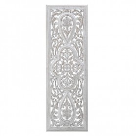 WOODEN WALL PANEL ANT.WHITE/BEIGE