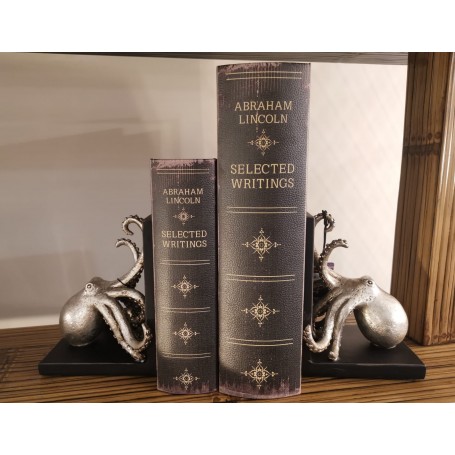 OCTOPUS BOOKENDS BLK/SILV