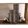 OCTOPUS BOOKENDS BLK/SILV