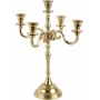 METAL CANDLE HOLDER GOLD MATTE 30X40