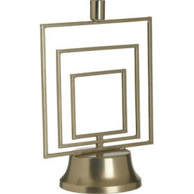 METAL CANDLE HOLDER GOLD 20X12X29