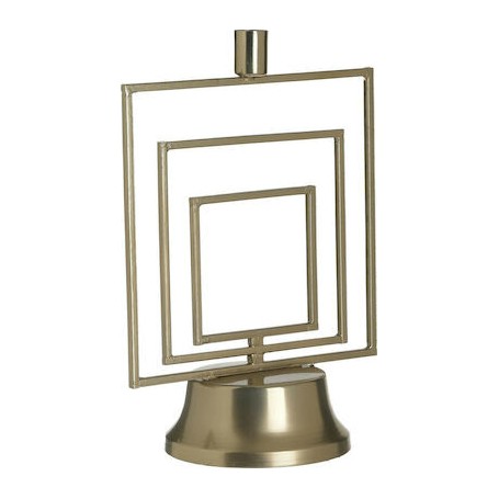 METAL CANDLE HOLDER GOLD 20X12X29