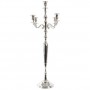 NICKEL PLATED CANDLE STAND 44X104