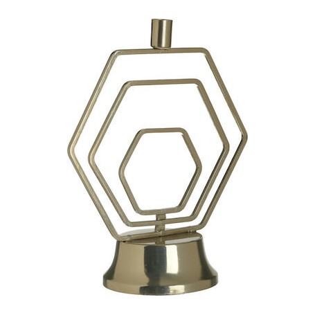 METAL CANDLE HOLDER GOLD