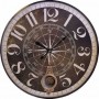 WODDEN WALL CLOCK W/PENDULUM