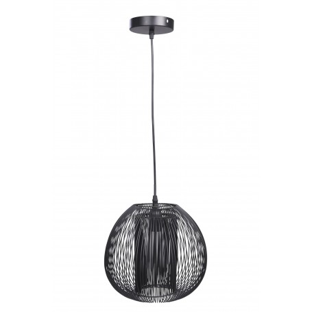 MORS LAMPADARIO OVAL FILI METALLO NERO