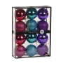 BALL MIX BOX/12  ROSA/BLU/VIO 7 CM