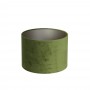 SHADE CYLINDER 25X25X18CM VELOURS OLIVE