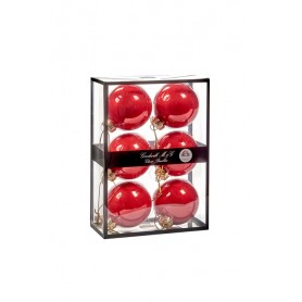 GLSS UNI BALL BOX/6 OPAQUE RD 7 CM