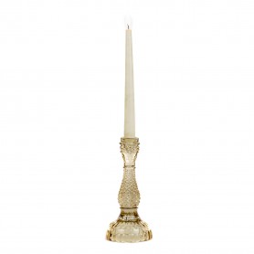 GLSS ELEGANT CANDLE HOLDER TT GLD 22 CM