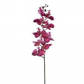 METALL.ORCHID FLOWER STEM HOT PNK 102CM