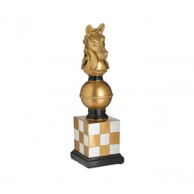 RESIN CHESS PAWN GOLD/CREAM